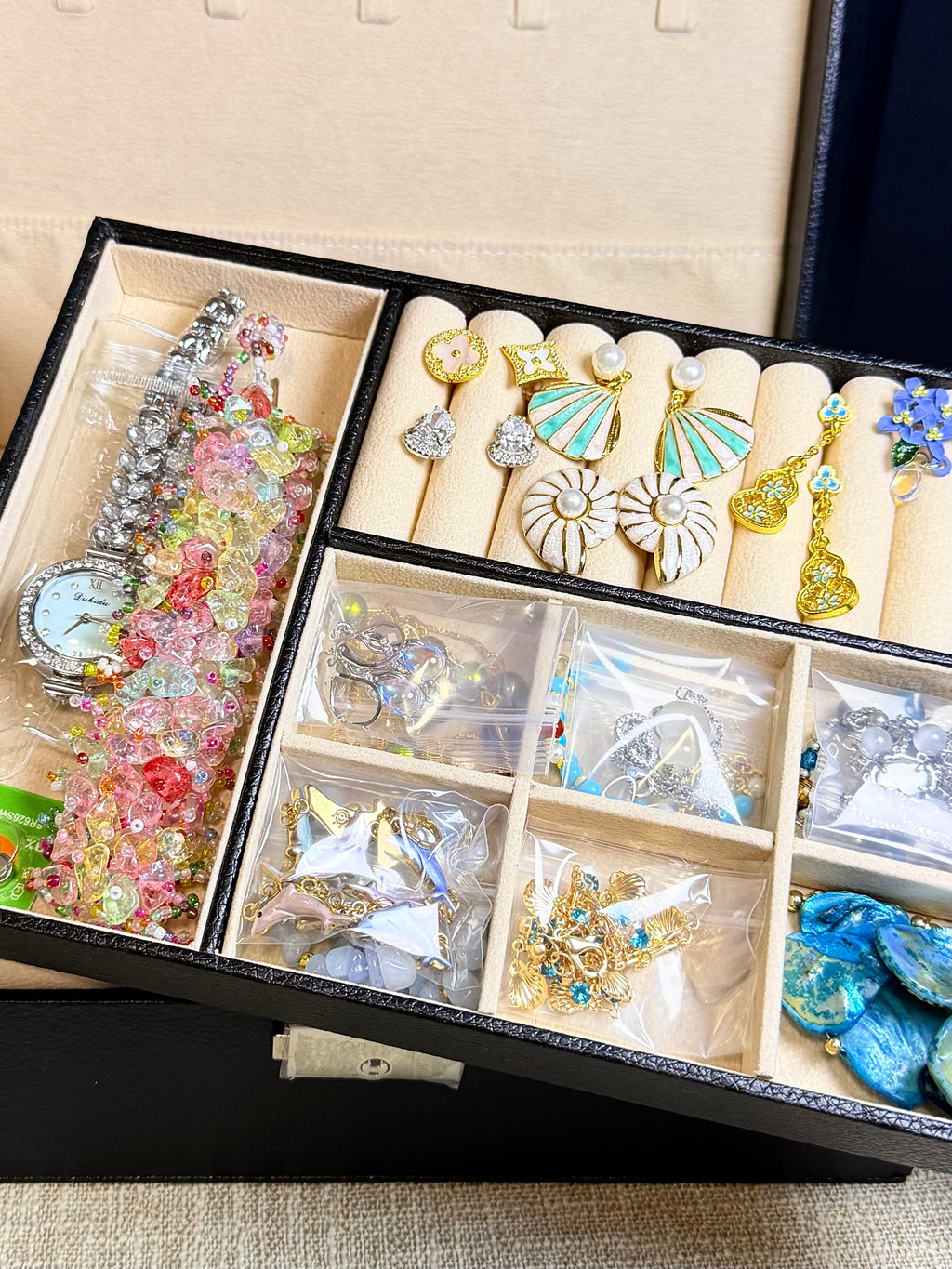 Ultimate 48-piece jewelry mystery box with signature clear glass jar