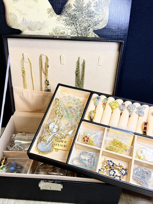 Curated jewelry pieces from the Ultimate 48-piece mystery box